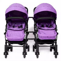 Manufacturers Supplying Detachable Luxury Linen Foldable Double Baby Carriage Baby Stroller Twins (SF-S8007 twins)